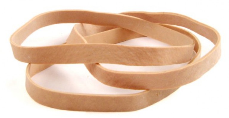 The Ice FM station transmitter - elastic bands